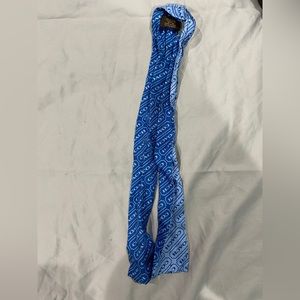 Coach blue tie scarf